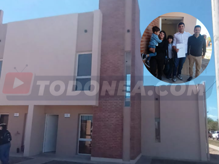 🔴 SÁENZ PEÑA | Se realizó la entrega de viviendas en el Barrio Santa Rita