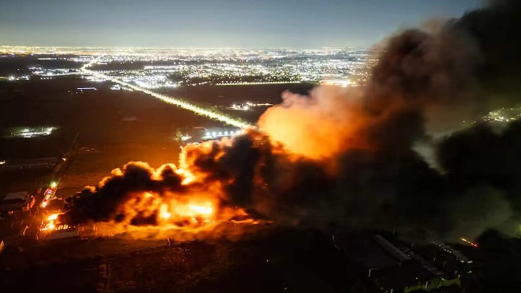 Ezeiza, incendio
