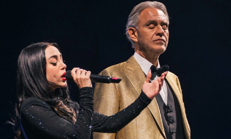 Nicki Nicole agotó las entradas para su show en el teatro Colón y cantó junto a Andrea Bocelli