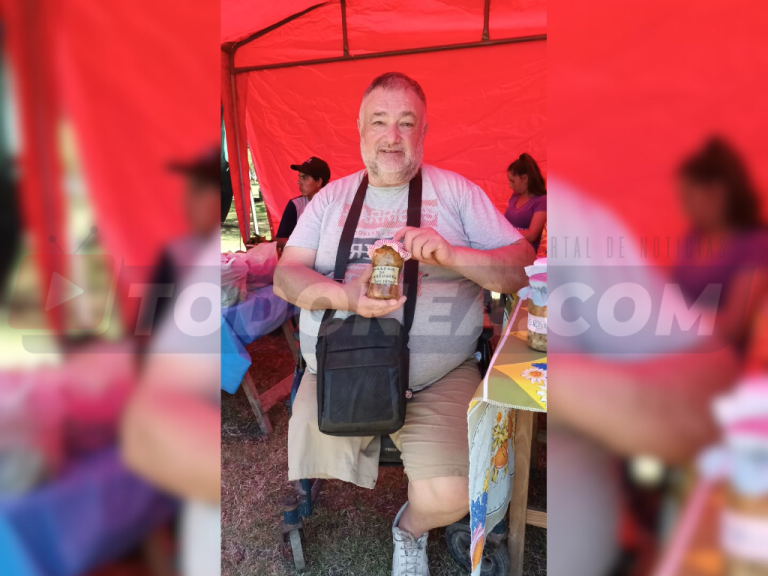 🔴 SÁENZ PEÑA | Gregorio vende sus productos caseros en el Mercado Municipal