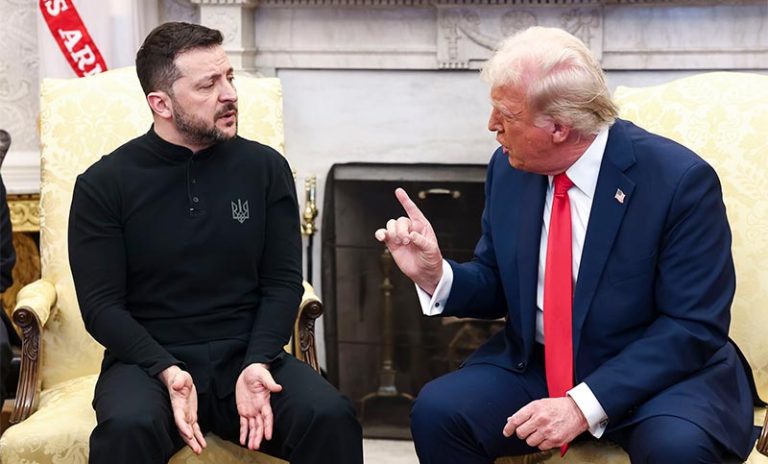 Más cerca de Rusia en torno al conflicto bélico, Trump acusó a Ucrania de «cero gratitud» a Estados Unidos