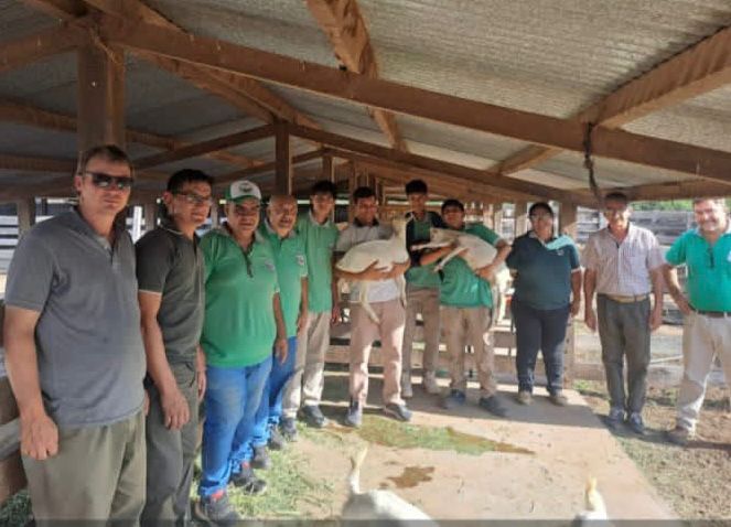 🔴 PROVINCIALES | PROGANO entregó núcleos genéticos caprinos a la escuela agropecuaria de Taco Pozo