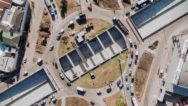 Burzaco: el viaducto de la rotonda Los Pinos fue premiado como la obra vial urbana del año
