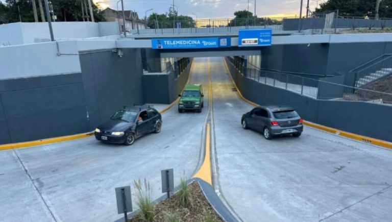 Longchamps: abrió el túnel de la calle Diehl en el tren Roca, clave para ordenar el tránsito en Almirante Brown