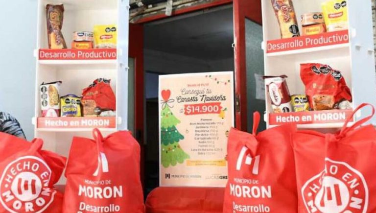 Morón lanza una canasta de Navidad con 10 productos a menos de $15.000: dónde conseguirla