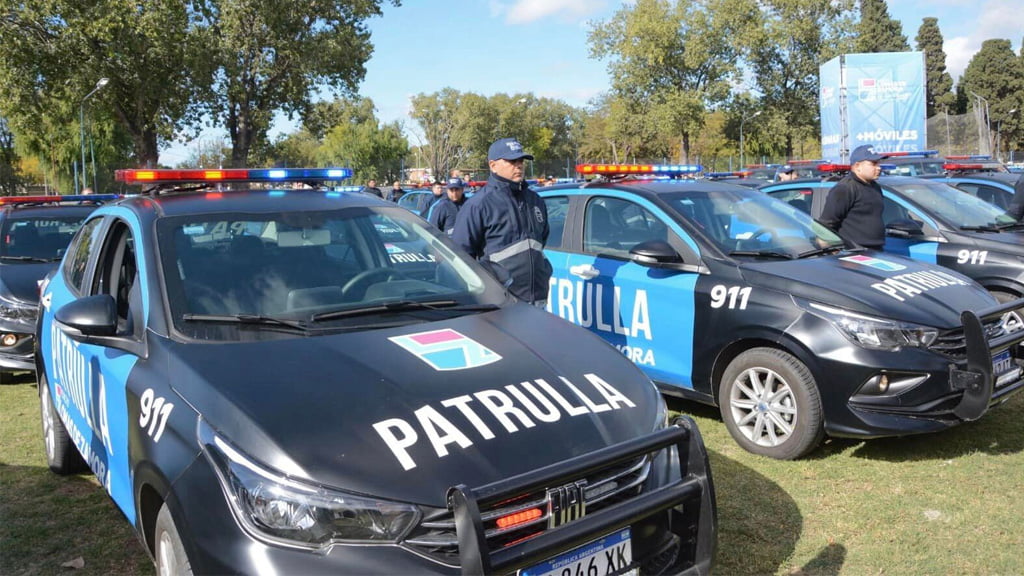 Policía Bonaerense, disparos, navidad, videos virales