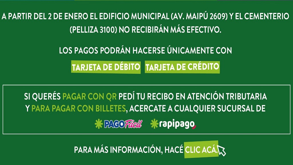 Vicente López, Tasas Municipales, Municipalidad, digital