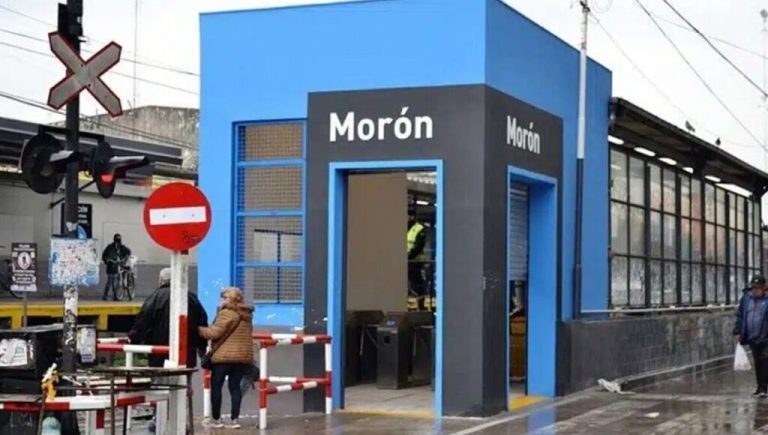 Obras en la estación Morón del tren Sarmiento: desde cuándo las formaciones se detendrán en un andén provisorio