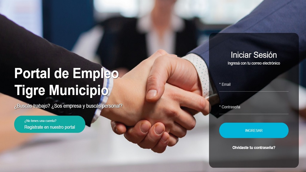 Tigre, empleo, portal Web