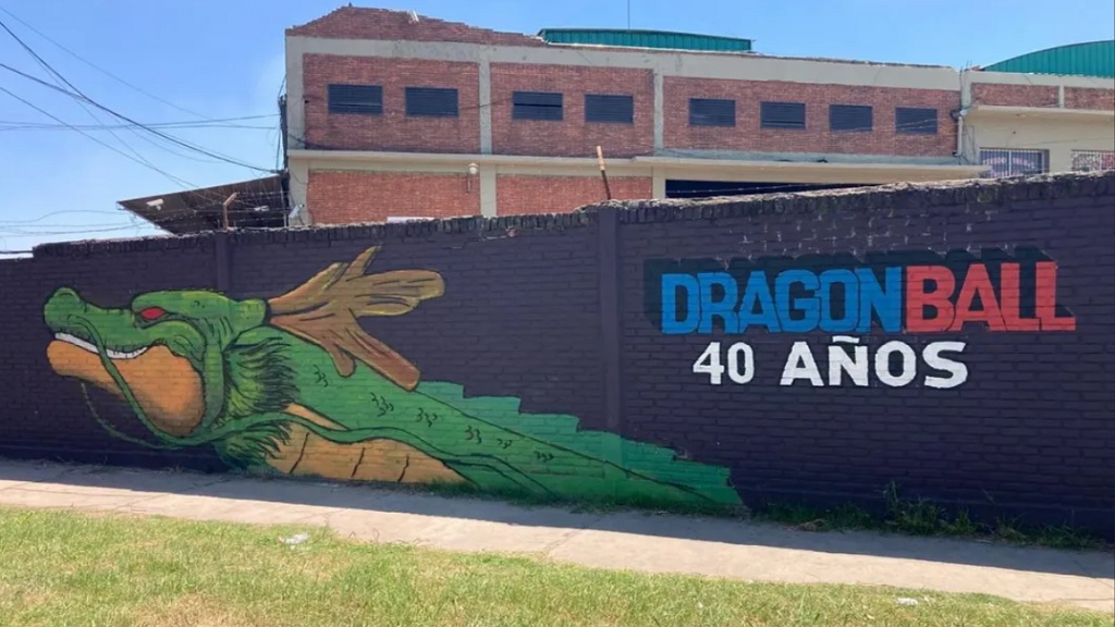 Almirante Brown, mural, Dragon Ball