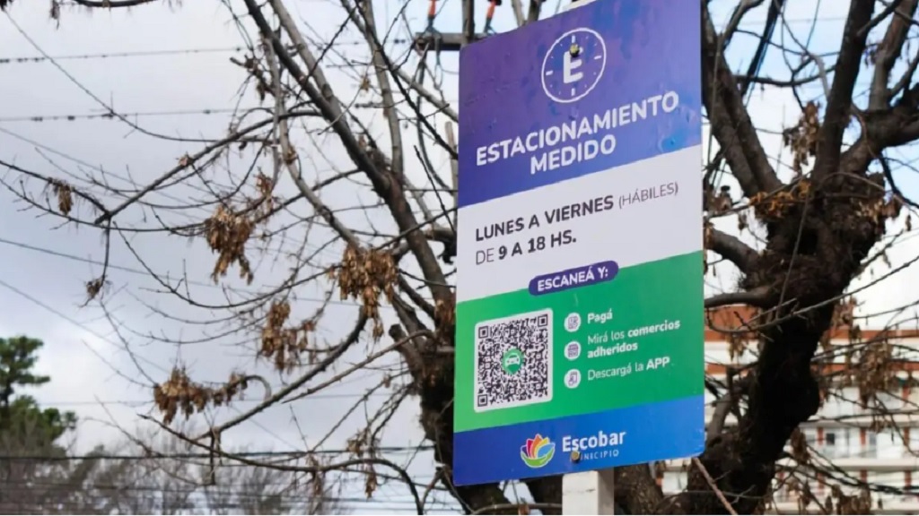 Escobar, estacionamiento medido