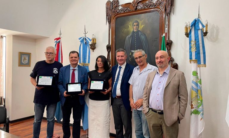 Luz y Fuerza Rosario fue anfitrión de la firma de un acuerdo de cooperación tecnológica e industrial entre Italia y Argentina