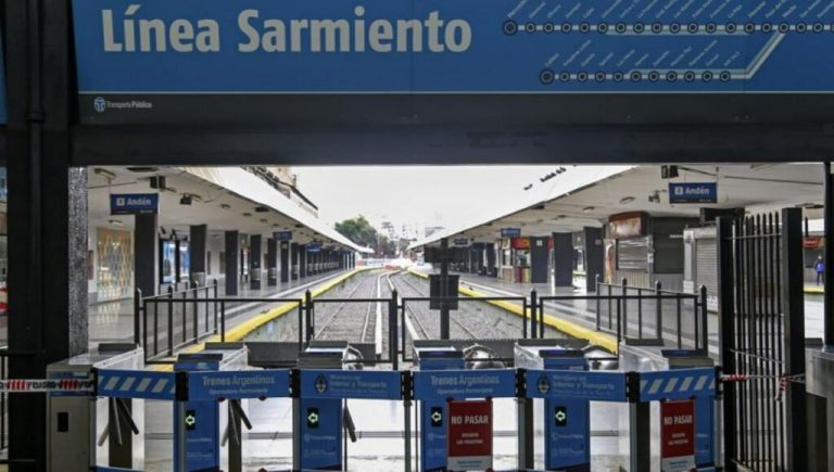 El tren Sarmiento no funcionará dos días del fin de semana largo y los otros dos lo hará con recorrido corto