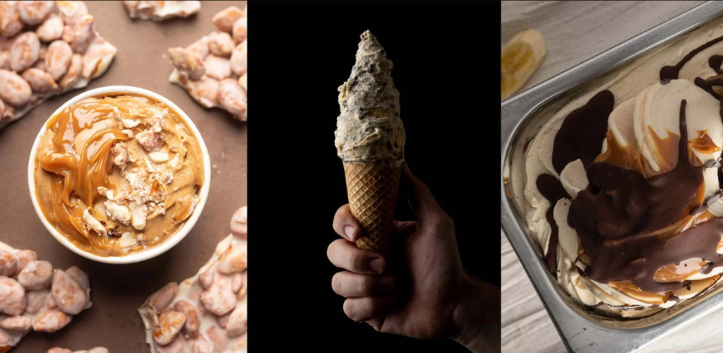 Luciano Barosio creó en 2022 la heladería Schock.BA, un reducto gourmet ubicado en el corazón de Acassuso, en Avenida Libertador 15040.