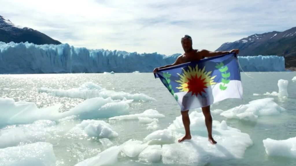Rubén González, natación, aguas frías