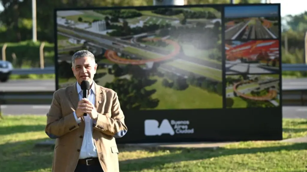 Jorge Macri, jefe de gobierno de la Ciudad de Buenos Aires, anunció la realización del Anillo de Pampa, una mega obra que mejorar la conectividad en la zona norte de CABA.
