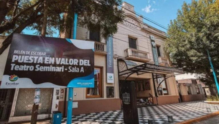 Empiezan las obras de renovación del histórico Teatro Seminari de Escobar: hasta cuándo estará cerrado