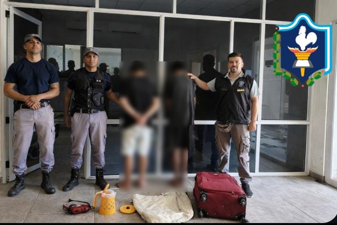 🔴 MACHAGAI | Robo esclarecido, detenido y menor demorado con los elementos en su poder