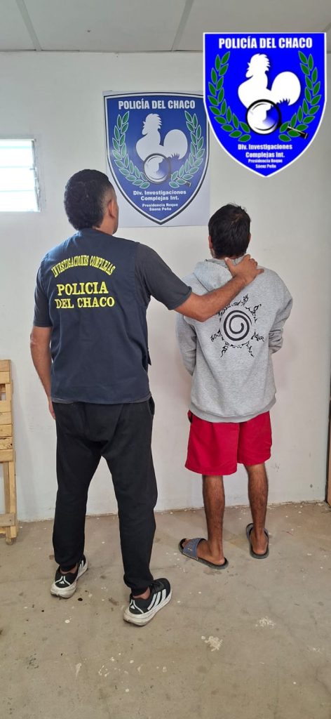 馃敶 S脕ENZ PE脩A | Detienen a un hombre con pedido de captura activo en el Barrio Evita