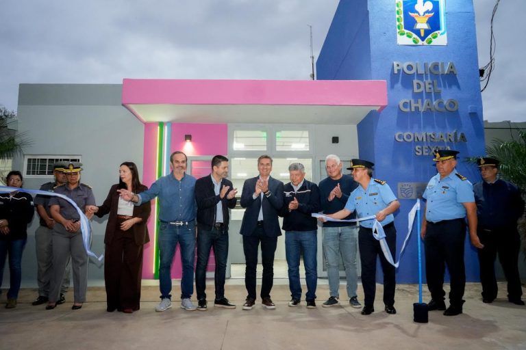 🔴 SÁENZ PEÑA | El gobernador Zdero inauguró la nueva Comisaría Sexta y remarcó el avance en seguridad juvenil