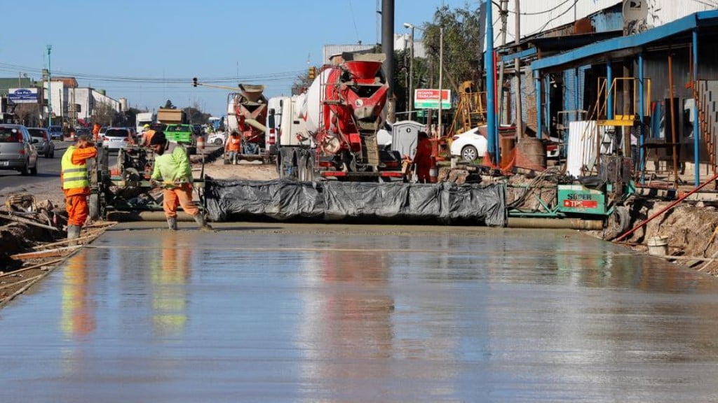Avanza la obra de repavimentación en el nuevo Camino de Cintura: cómo quedará la arteria clave de Esteban Echeverría