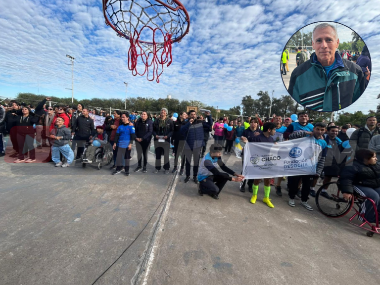 🔴 LOCALES | Con fútbol, básquet y vóley, realizaron un encuentro de deporte adaptado en Sáenz Peña
