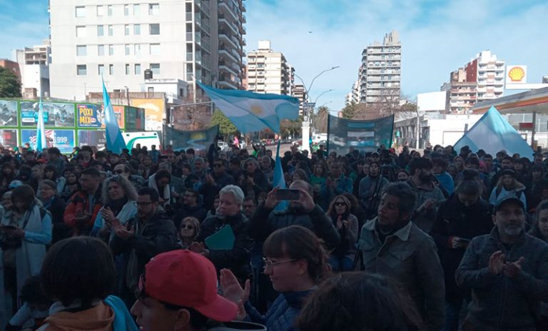 20 de junio en Rosario: en medio del repudio a Milei, también tuvo lugar el 4º Encuentro Federal por la Soberanía