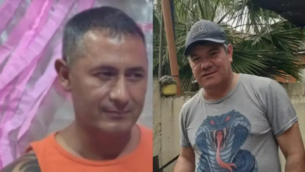 Alcides Ledesma (47), en la derecha de la foto, fue hallado muerto en el Río de la Plata. Su compañero José Luis Herrera es intensamente buscado.