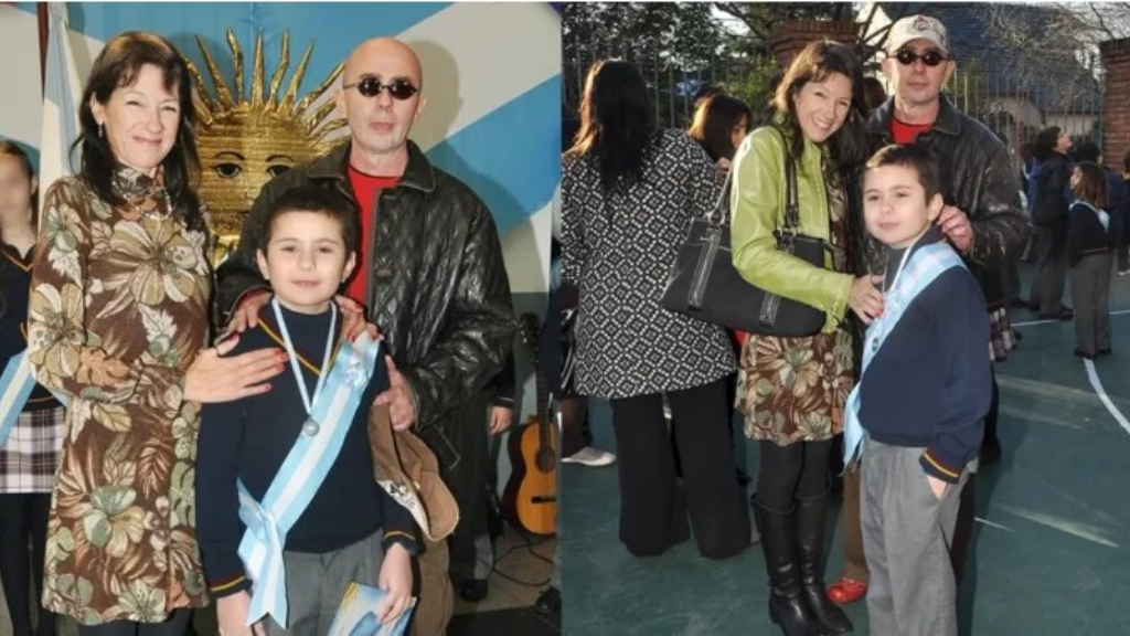El funeral público del Indio Solari movilizó a un millon de personas y luego aparecieron imágenes inéditas del músico en su rol de padre en un colegio de Ituzaingó.