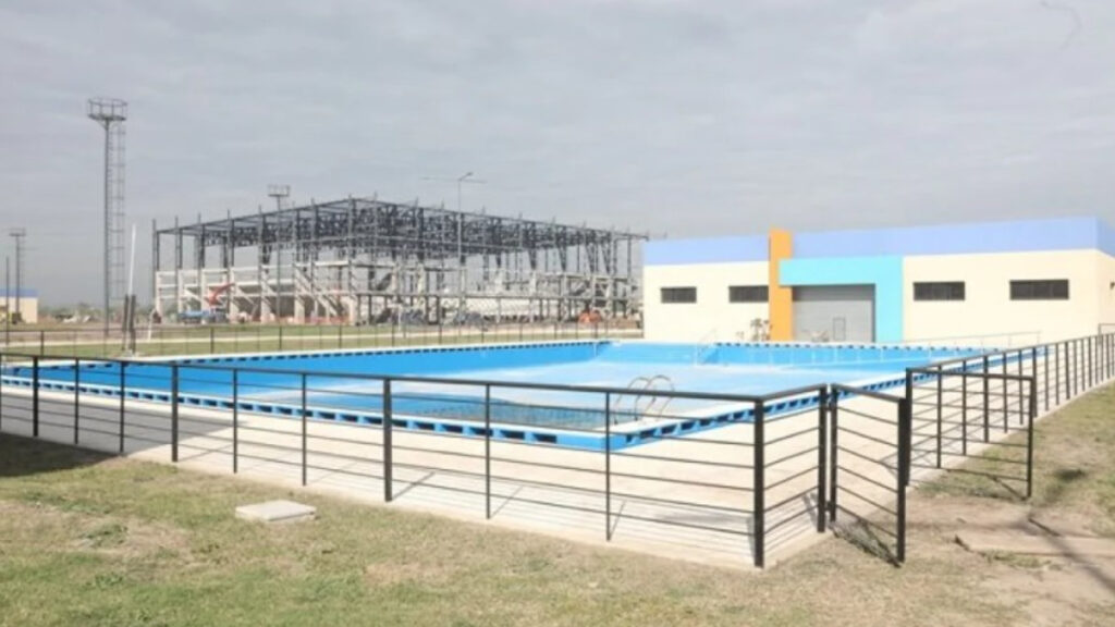 El futuro polideportivo Lionel Messi está en el kilómetro 38 de la Ruta 3 (avenida Brigadier General Juan Manuel de Rosas), en Barrio Esperanza, Virrey del Pino.