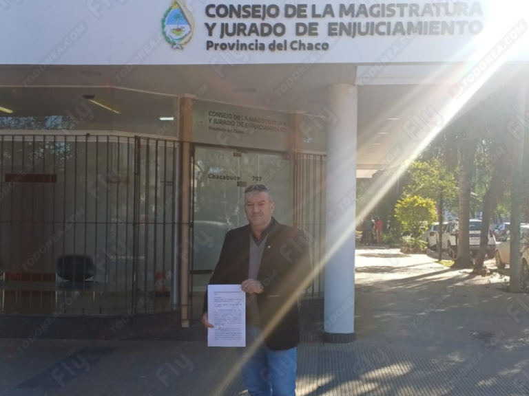 🔴 SÁENZ PEÑA | César Collado denunció al juez Gustavo Lineras ante el Consejo de la Magistratura y pidió su destitución