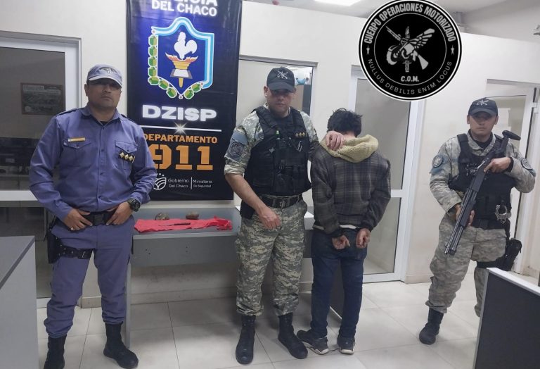 🔴 SÁENZ PEÑA | Robó en un kiosco, intentó escapar por los techos y terminó detenido