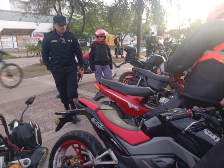 🔴 SÁENZ PEÑA | Retuvieron nueve motocicletas durante un operativo contra grupos wileros
