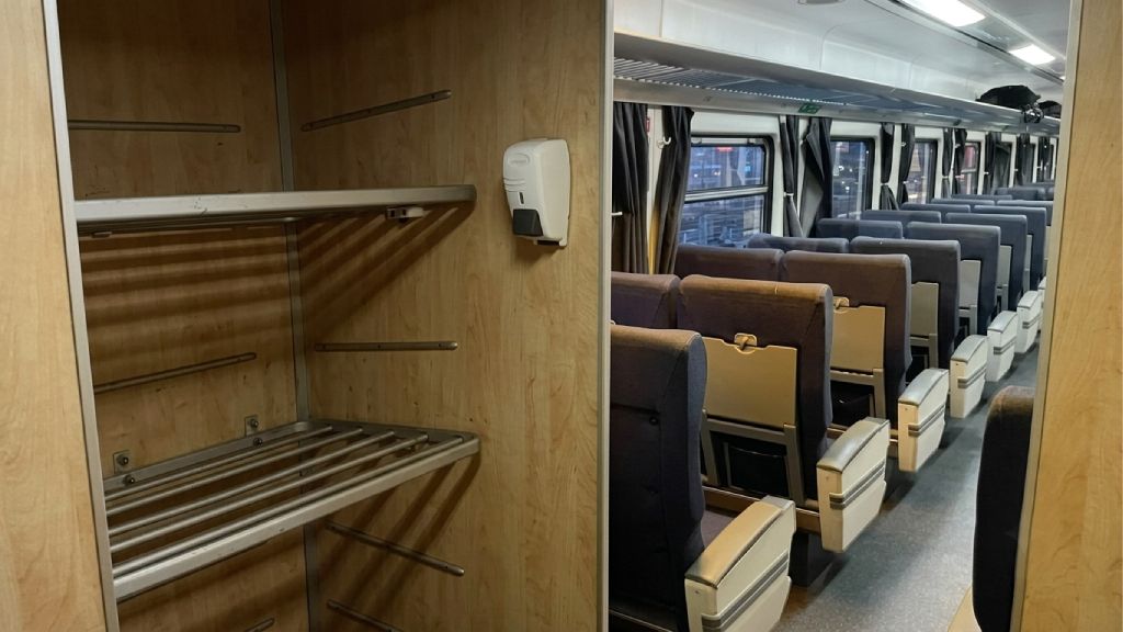 Aire acondicionado, baños y coche comedor: así es el tren premium que une José C. Paz con retiro sin paradas. Foto: Trenes Argentinos