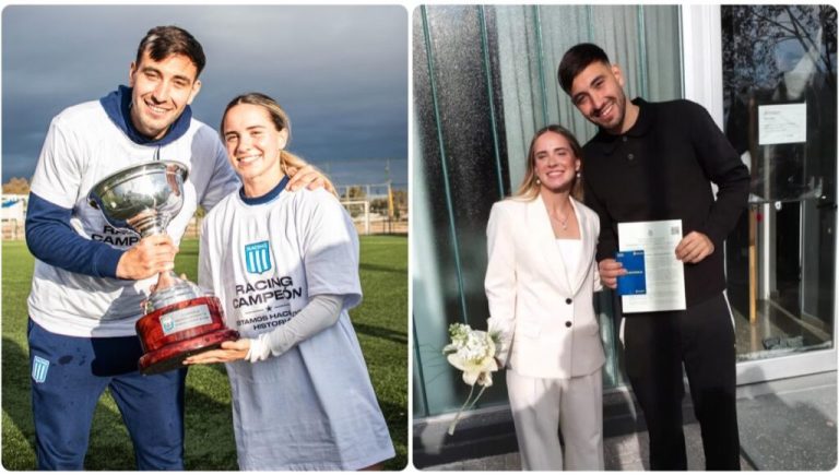 La historia de Agostina Holzheier, la futbolista de Racing que salió campeona, se casó con un entrenador del equipo y se va a EE.UU.