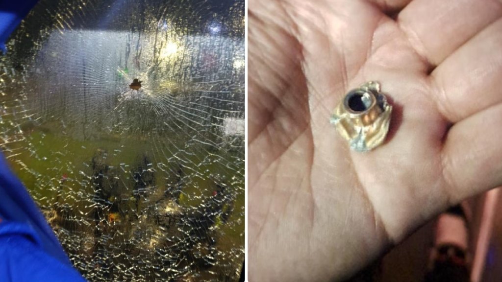 Un micro de hinchas de Tigre fue baleado tras el triunfo por 3-0 ante Nacional en Montevideo.