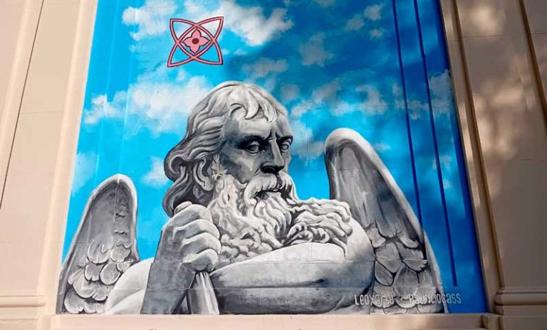Aunque sin inauguración, ya están listas para ser admiradas las obras del paredón del cementerio El Salvador