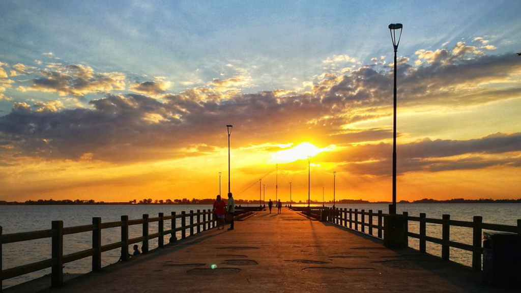 Laguna de Chascomús, una de las más lindas de Buenois Aires.