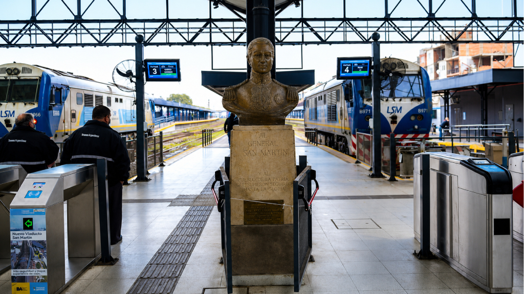 El Tren San Martín tendrá servicio limitado durante el fin de semana largo por obras.