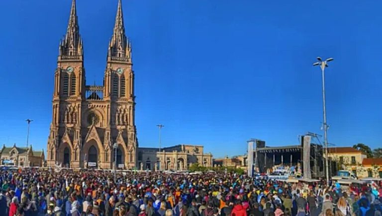 Peregrinación a Luján: confirmaron los recorridos y el horario de la celebración central frente al altar de la Basílica