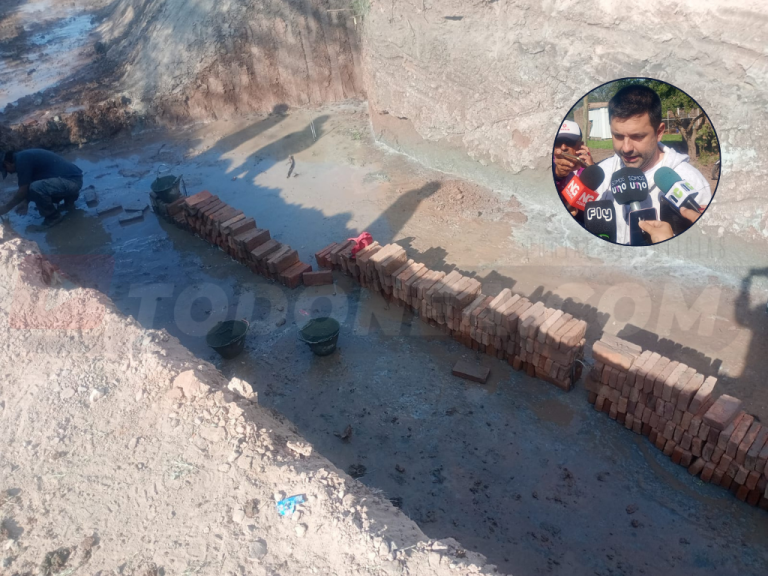 🔴 SÁENZ PEÑA | Avanza la construcción de una alcantarilla de gran porte en barrio San Cayetano