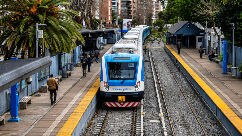 Los trenes del AMBA presentan demoras en el servicio.