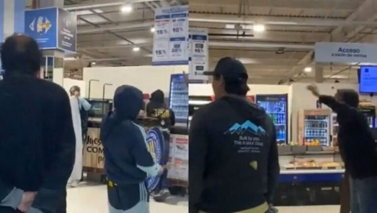 Insólito: la barra de Central Ballester entró a la fuerza a un supermercado para exigir el cambio de un televisor