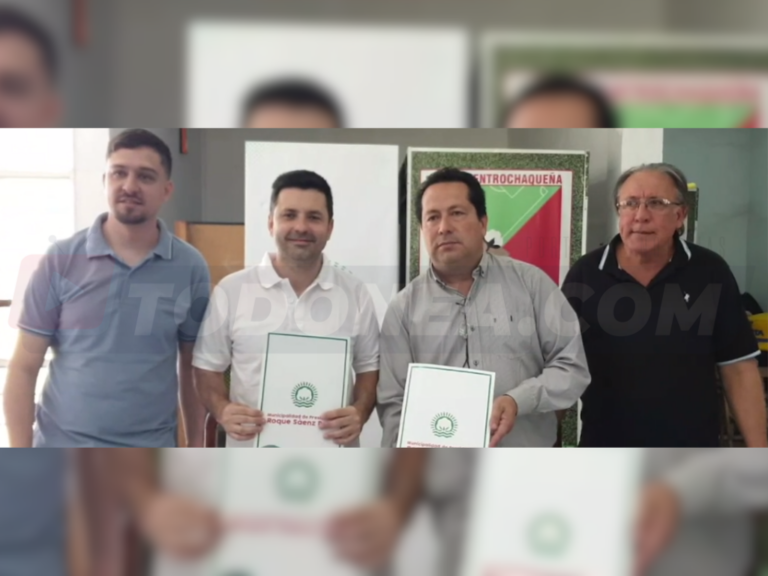 🔴 SÁENZ PEÑA | El Municipio y la Asociación de Fútbol de Veteranos firmaron un convenio para mejorar las canchas