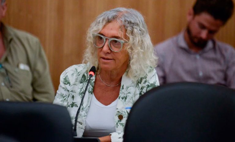 Mónica Frade pidió una movilización masiva en defensa de la Ley de Tierras