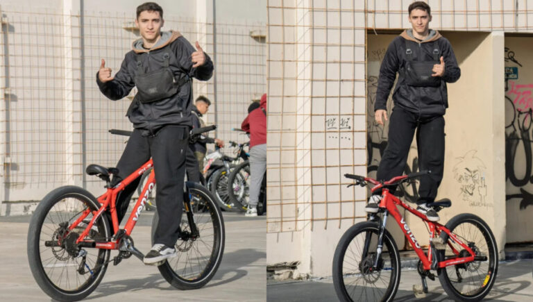 Se volvió viral recorriendo barrios en su bicicleta: el joven de Monte Grande que es furor por sus “expediciones urbanas”